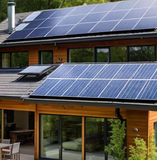 Smart Home with Solar Panels