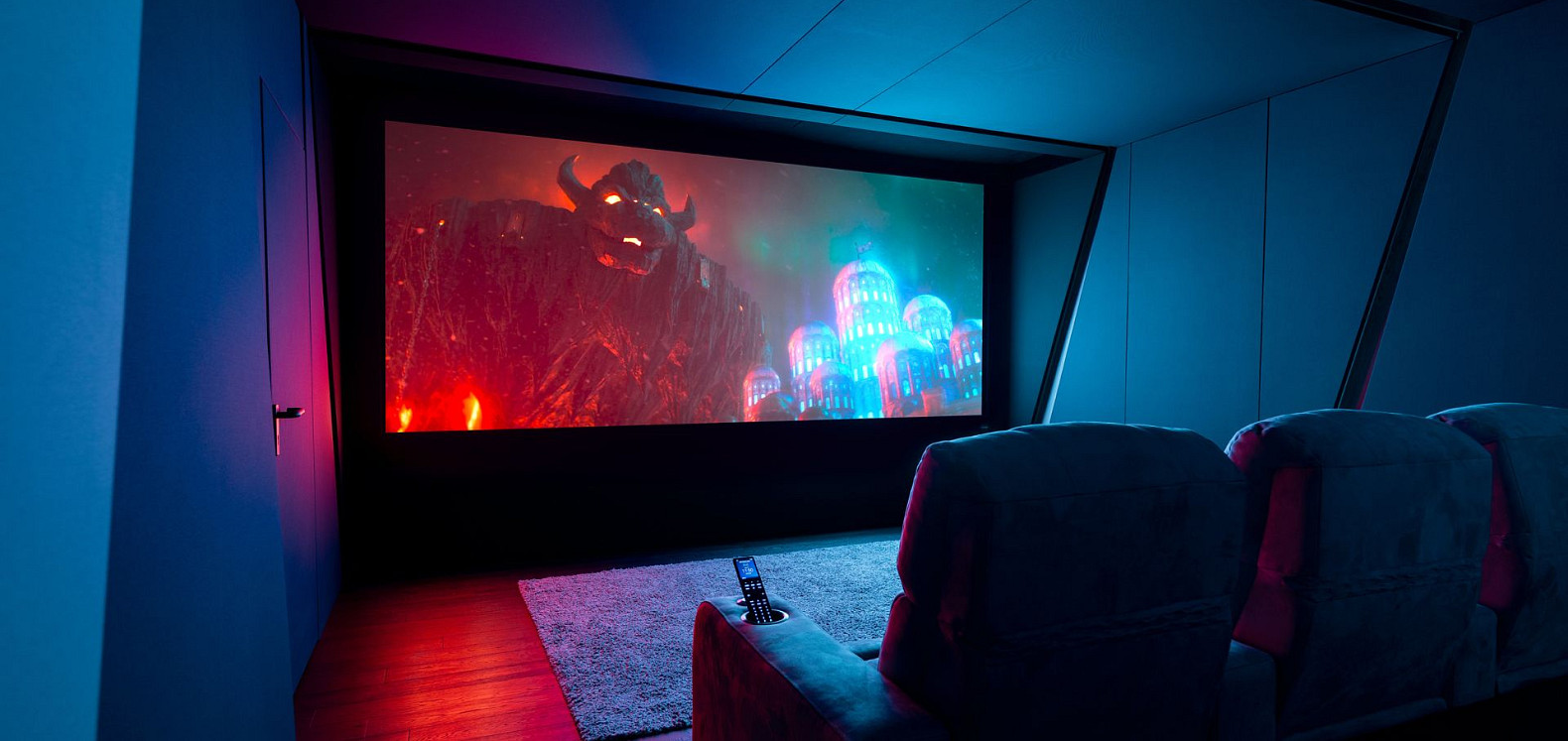 home movie cinema screen